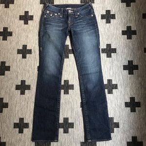True Religion Low Rise Straight Jeans